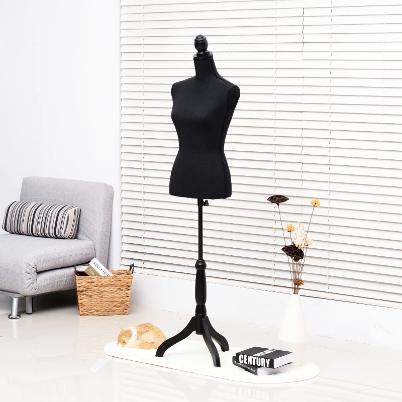 HOMCOM Female Mannequin Torso-Black