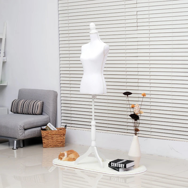 HOMCOM Female Mannequin Torso-White