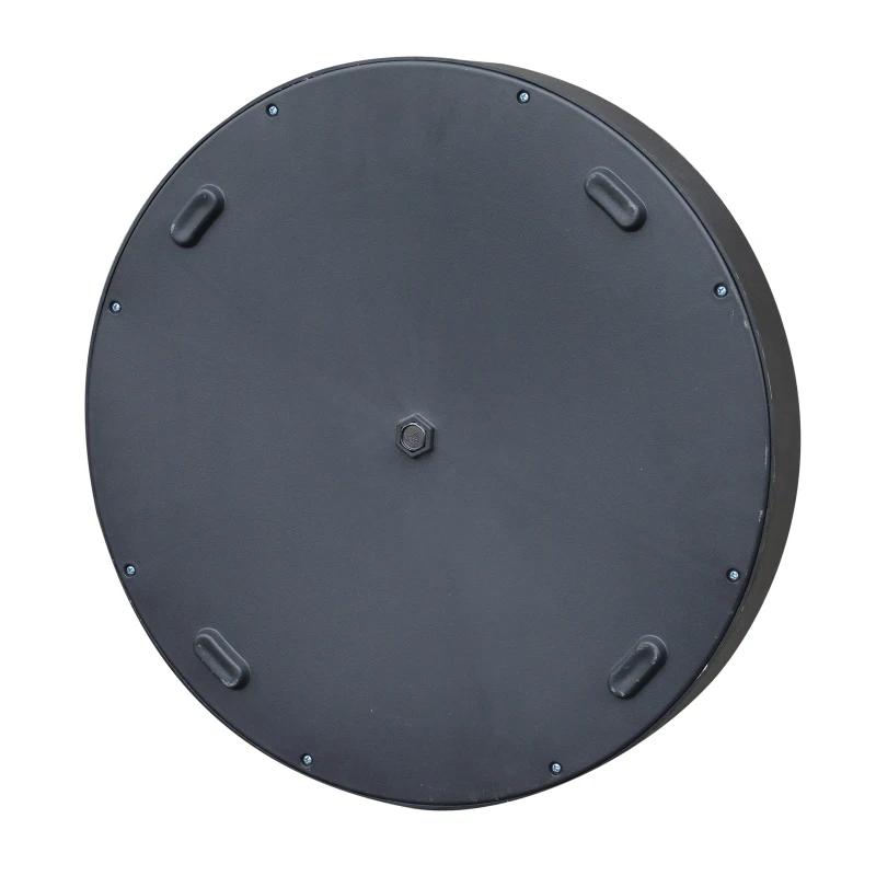 Outsunny Umbrella Base Parasol Stand Holder Garden Standing Patio Outdoor Round Bronze