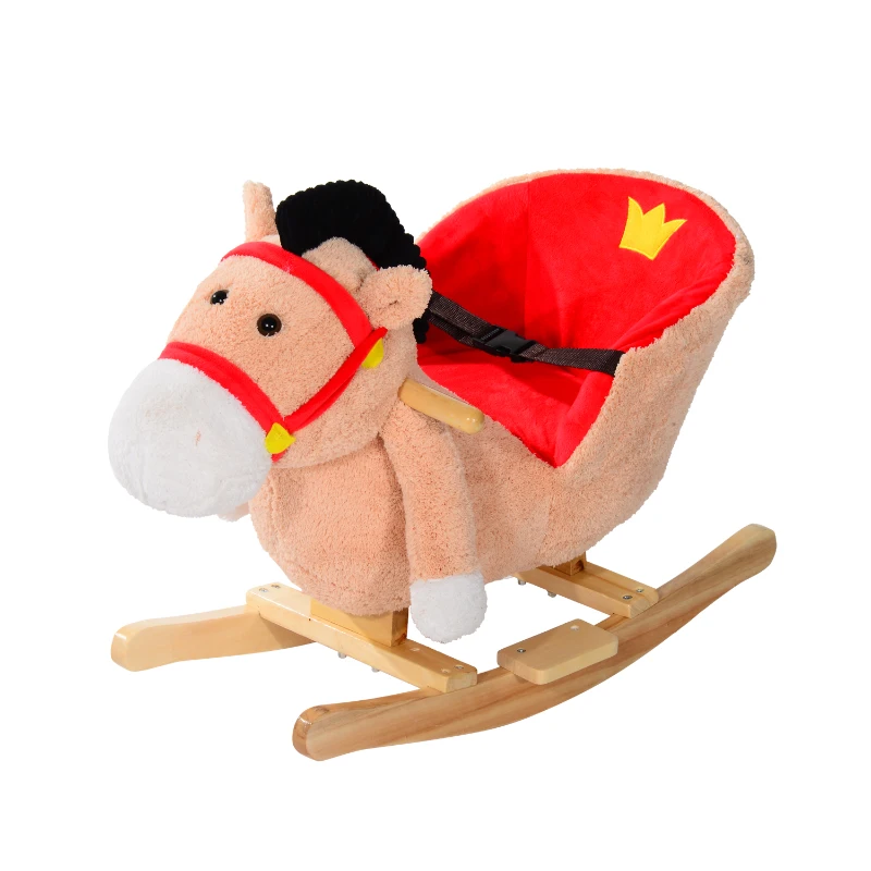 Caballito Balancin Burrito de Peluche para Niños a partir de 12 Meses Mecedora