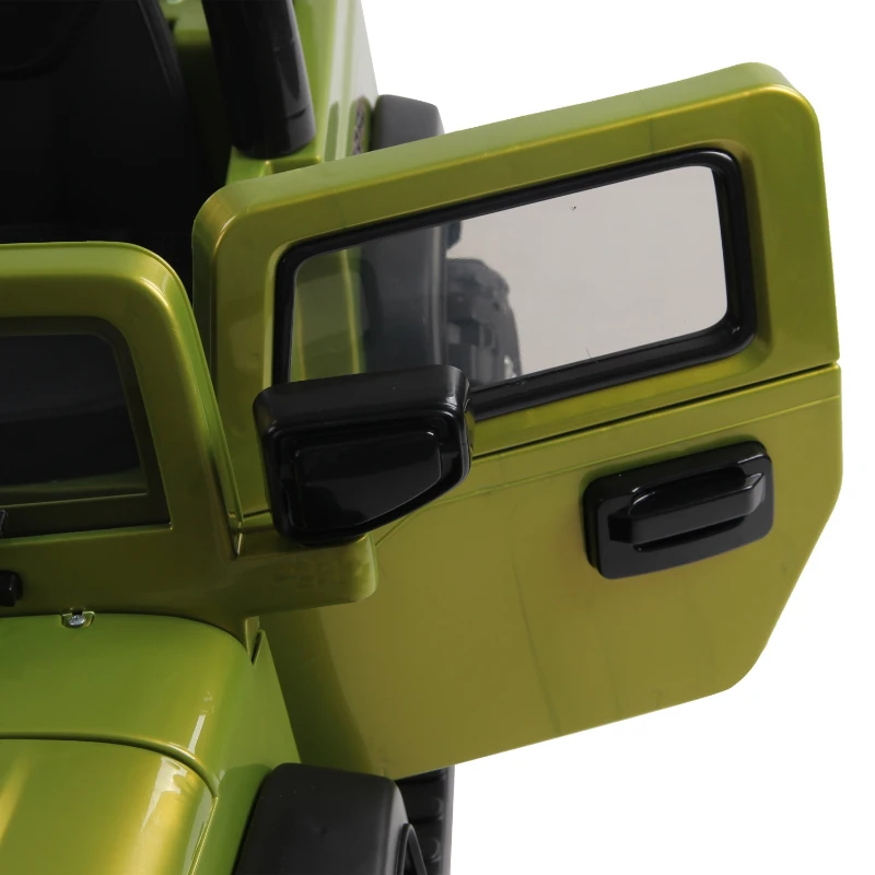 HOMCOM Vehículo Eléctrico Infantil con MP3 Luces y Sonidos Coche Eléctrico para Niños Carga 30kg para 3 Años+ 118x74x75cm