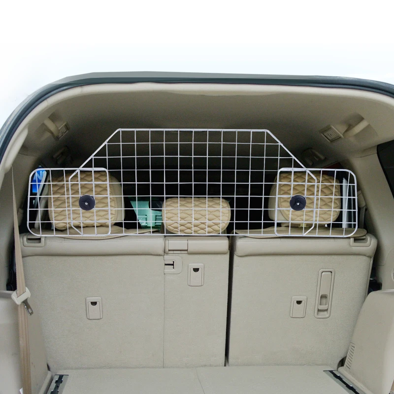 PawHut Reja Separador Perro 89-122x41cm Valla Extensible Reja Separadora Coche Mascotas