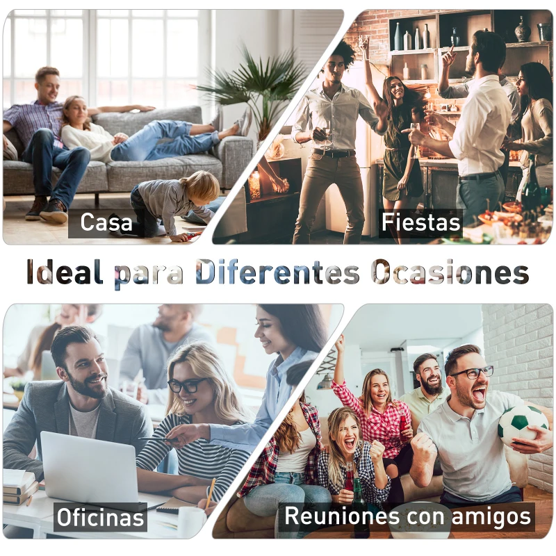 HOMCOM Mesa de Futbolín Mesa de Madera Fútbol para Hogar Oficina Sala de Juegos con Tabla de Puntaje 2 Bolas Coordinación Ojo-mano 61x28,2x11,6 cm Amarillo y Azul