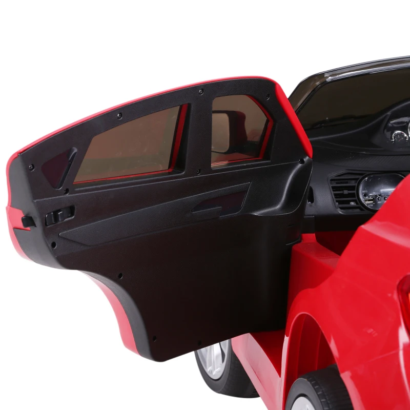 HOMCOM Coche Eléctrico para Niño BMW X6M 3 Años+ con Mando a Distancia Con Música y Luces Doble Apertura de Puerta Batería 6V Carga 30kg 116×74×60cm