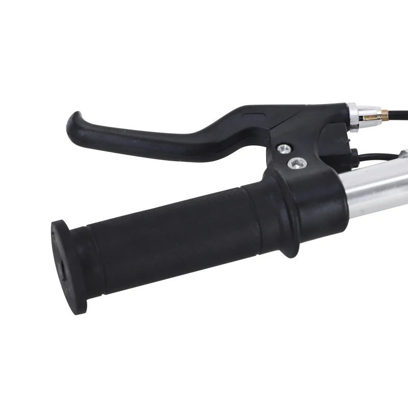 HOMCOM Patinete Eléctrico Niño Scooter Plegable Rojo Patinete Eléctrico Scooter Plegable con Manillar y tipo Monopatín con Freno y Caballete 120W Carga 50kg 81.5x37x96cm (Rojo)