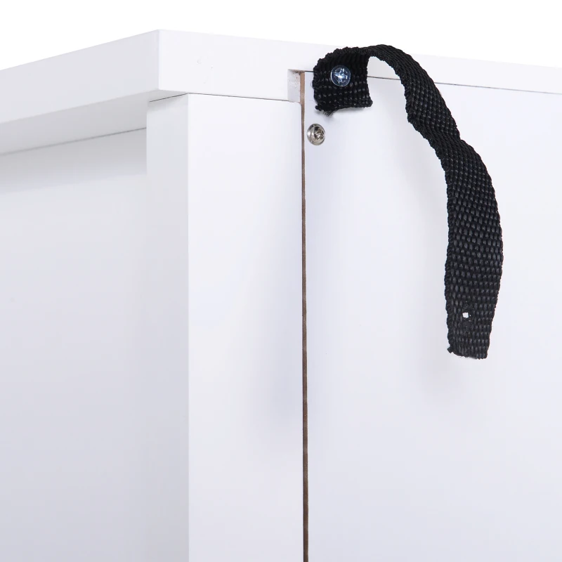 HOMCOM Cajonera de Almacenaje Armario con 5 Cajones Mesita de Noche para Dormitorio Salón 79x39.5x80.5cm