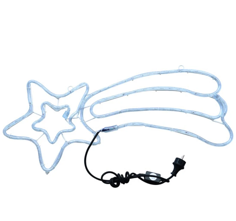 Luces Navidad Decoracion 6 Modelos LED Luz Cuerda Navidades Christmas Fiestas 75x35cm