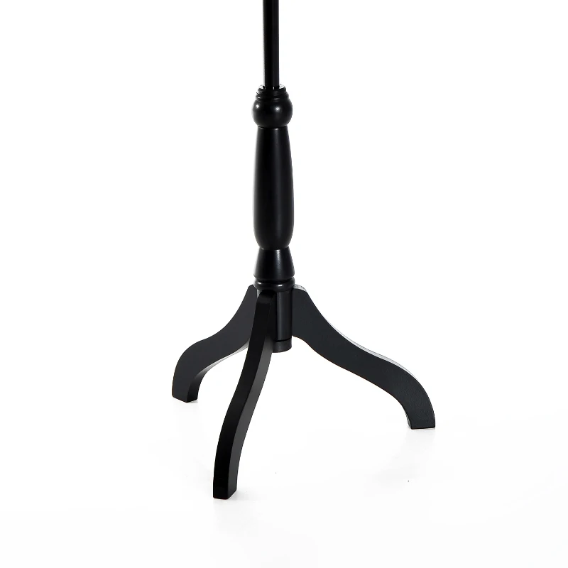 HOMCOM Maniquí Femenino de Costura Busto de Señora para Modistas Exhibición con Altura Ajustable a 130-168 cm Base de Trípode Negro