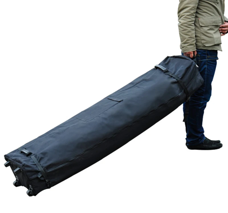 Carpa 6x3m Plegable Sistema Acordeon Paneles laterales Cortinas + Bolsa Transporte