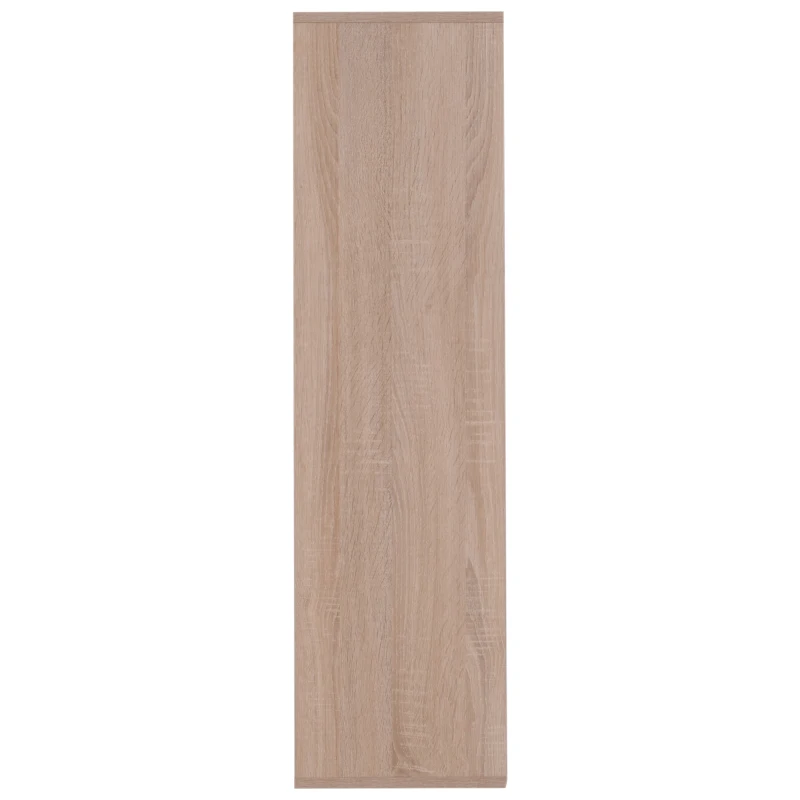 HOMCOM Estantería para Libros Librería de Madera 4 Estantes Biblioteca Organizador para Hogar y Oficina 40x29x106cm