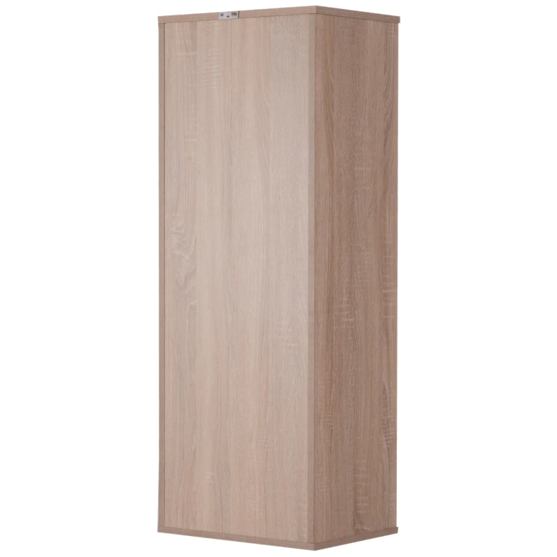 HOMCOM Estantería para Libros Librería de Madera 4 Estantes Biblioteca Organizador para Hogar y Oficina 40x29x106cm