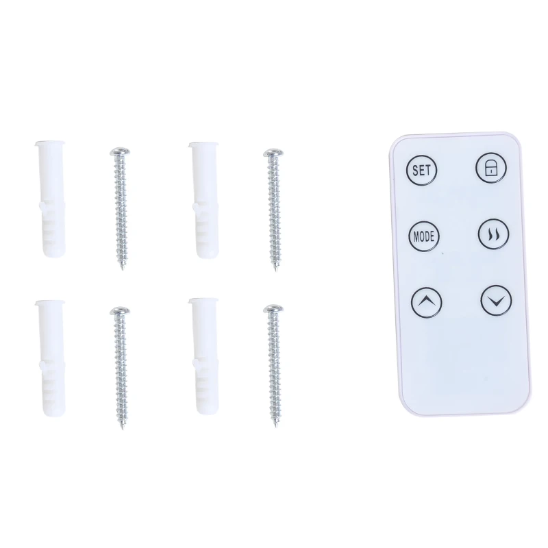 HOMCOM Radiador eléctrico Calefactor de vidrio Convector de Pared/Pie con Pantalla Táctil Temporizador y Control Remoto 2 Nivels Calor 1000/2000W