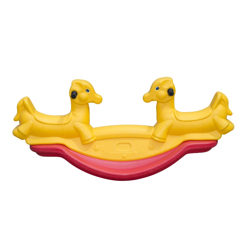 Balancin Parque Infantil 135x39x60 cm para Niños 2 a 7 Años 2 Asientos