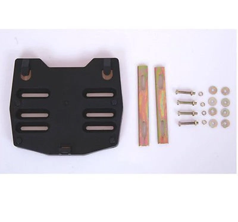 Homcom Baul Moto Universal 35L con LLaves y Soporte Caja de Moto negro - 44.5x37.5x27cm