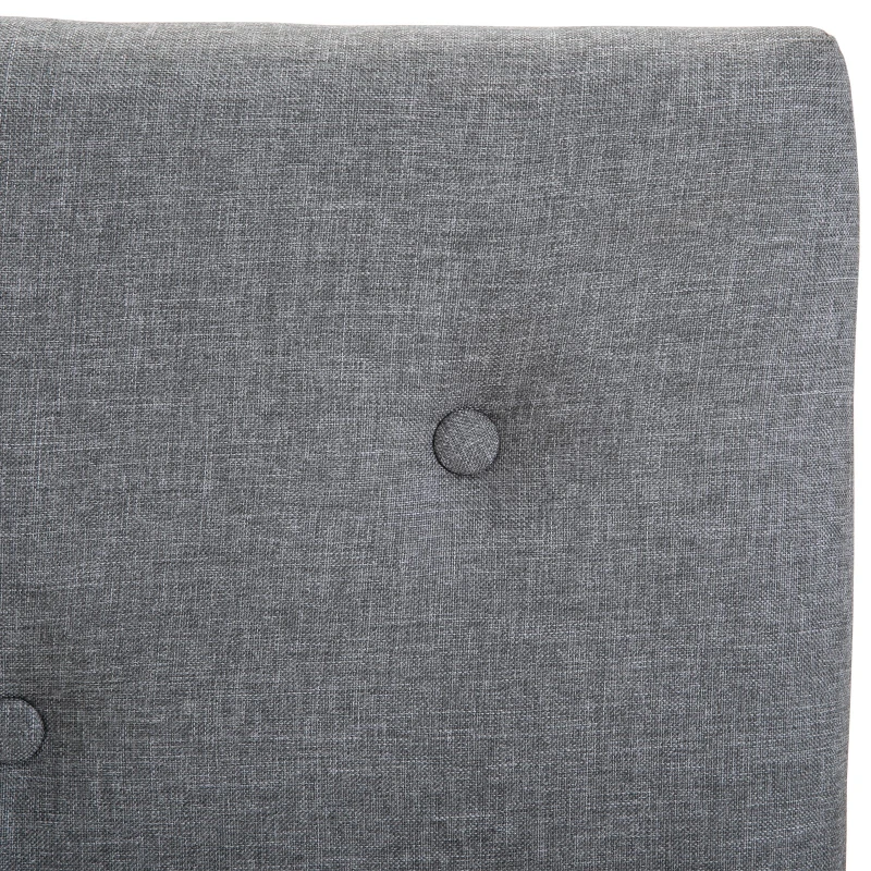 HOMCOM Cabeceros de Cama 90x60cm Cabezal Acolchado de Espuma 8cm de Grosor con Accesorios para Colgar