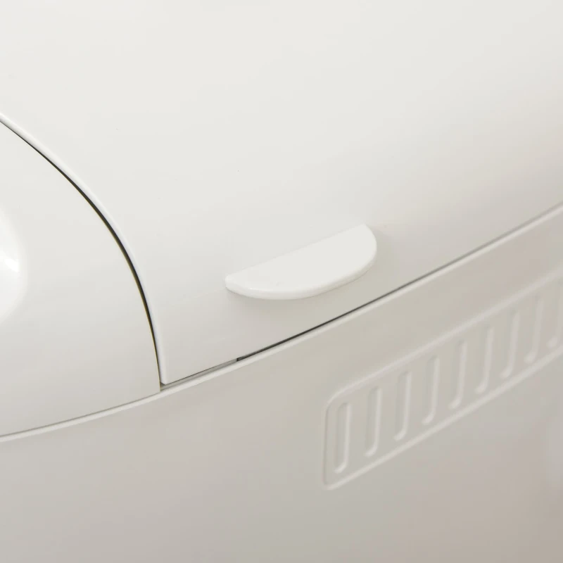 HOMCOM Panificadora Automática con 11 Programas para Pan y Dulces con Pantalla LCD Temporizador Programable Inicio 13 Horas Acero Inoxidable 29,6x23,3x29,2 cm Blanco