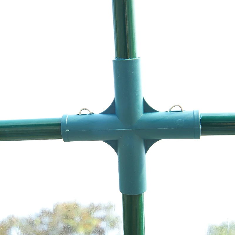 Outsunny Plastico Invernadero Caseta 350x200x200cm Acero Cultivo Plantas