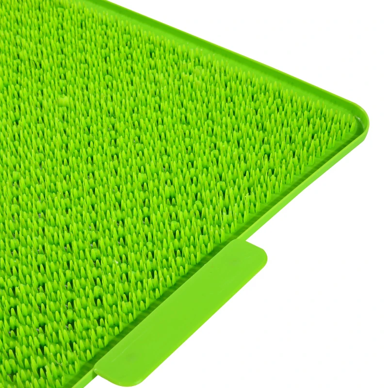 PawHut Inodoro de Bandeja para Perros Césped Artificial 3 Capas Lavable Hacer Pis Pipi Orinar Mascota