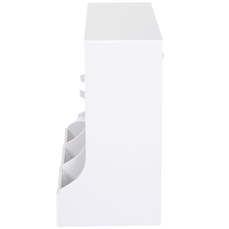 HOMCOM Estante Organizador para Juguetes Libros Estantería de Almacenamiento Habitación Infantil de 3 Niveles 8 Cajas