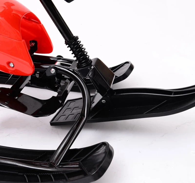 Homcom - Trineo de nieve modelo motocicleta carreras tubo de acero para esquiar esqui