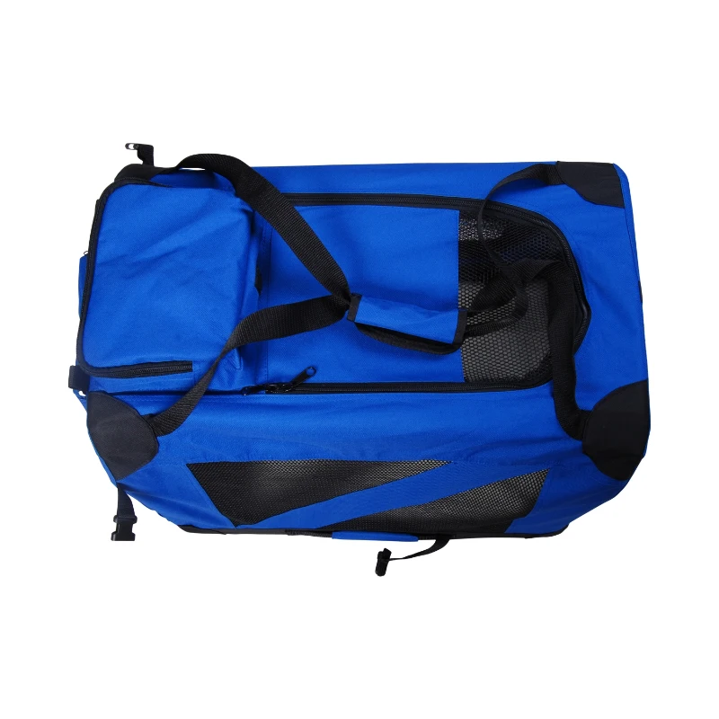 PawHut® Bolsa de Transporte Perros Gatos Mascotas Viaje Tubo de Acero 4 Entradas 70x52x52cm