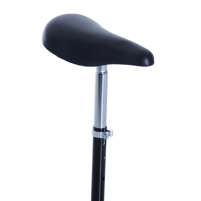 HomCom Patinete Eléctrico Plegable con Luz LED - Color Azul - 81.5x37x96cm