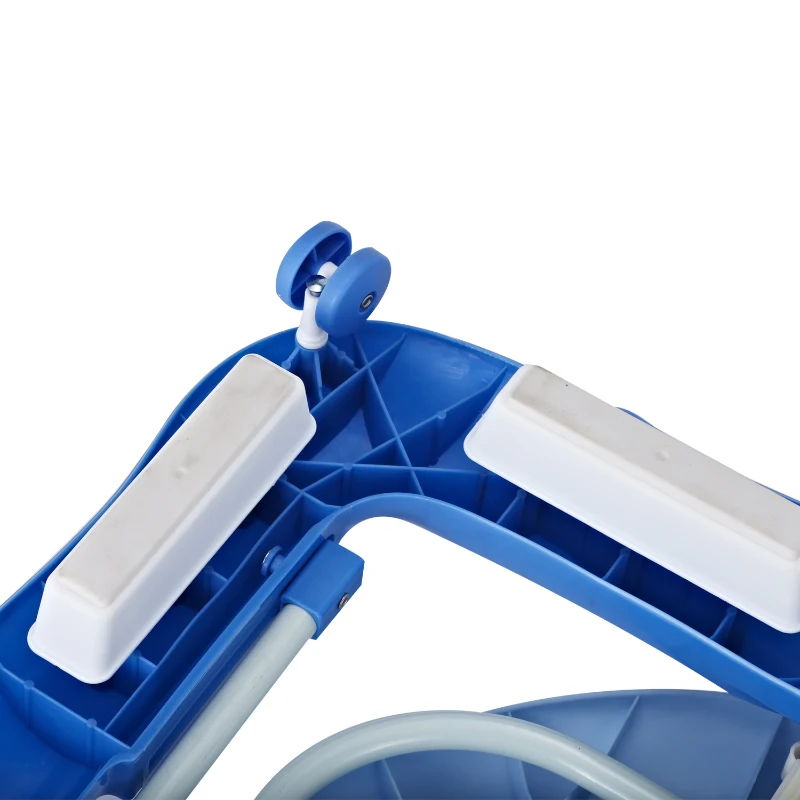 HOMCOM Andador para Bebés Plegable con Freno Andador Bebé Coche con Juguetes y Varilla de Empuje Ajuste de Altura y Caja de Musica 70x65x55cm