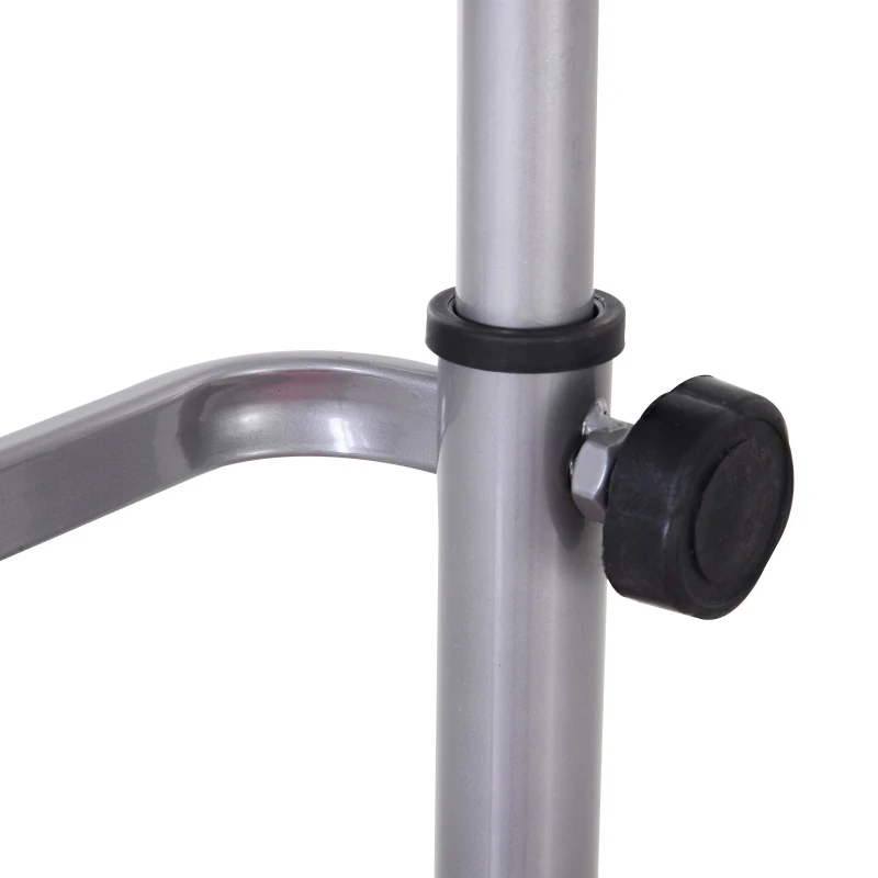 HOMCOM Cinta de Andar Manual Caminadora Plegable Portátil Pantalla LCD 2 Ángulos Reclinables Carga 110kg Altura 112-129cm