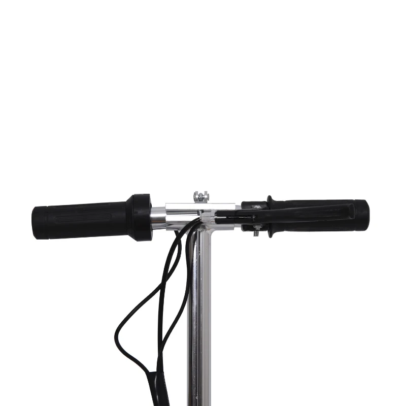 Patinete Eléctrico Plegable E-Scooter Batería 120W Manillar Ajustable Freno Pie de apoyo para Adolescentes(Rojo)