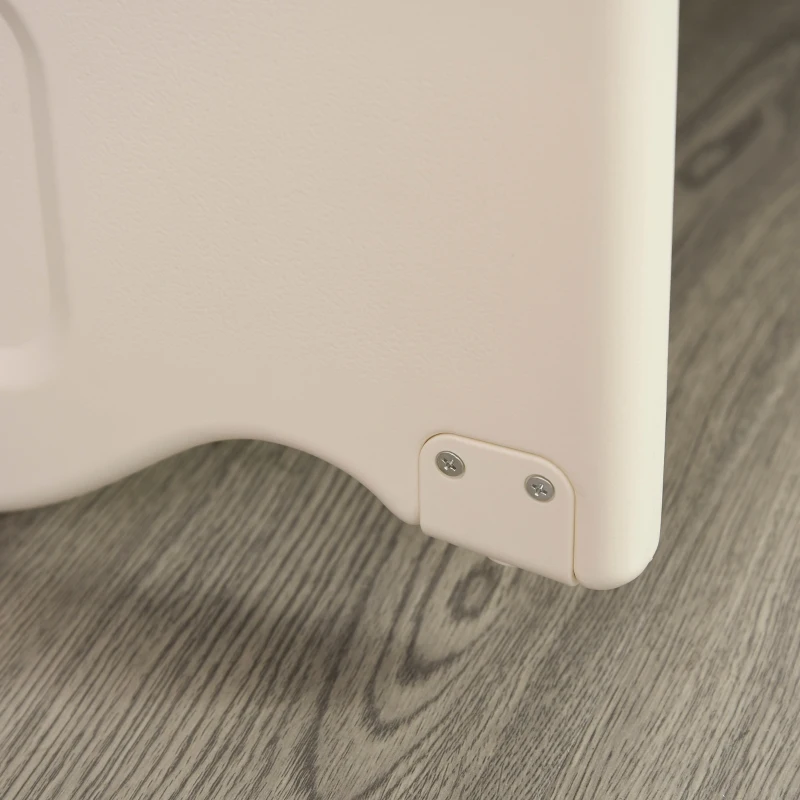 HOMCOM Cuna de Bebé 2 en 1 para 0-6 Años Balancín Ajustable en 2 Alturas hasta 25 kg Convertible en Mecedora con 4 Ruedas y Frenos 107x70x100 cm Beige