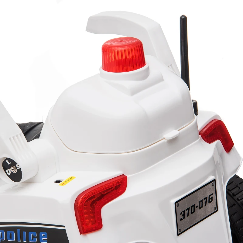 HOMCOM Moto Eléctrica Infantil Coche Triciclo Moto Juguete para Niños 3+ Años con Luces y Música 87x41x54cm carga 35kg