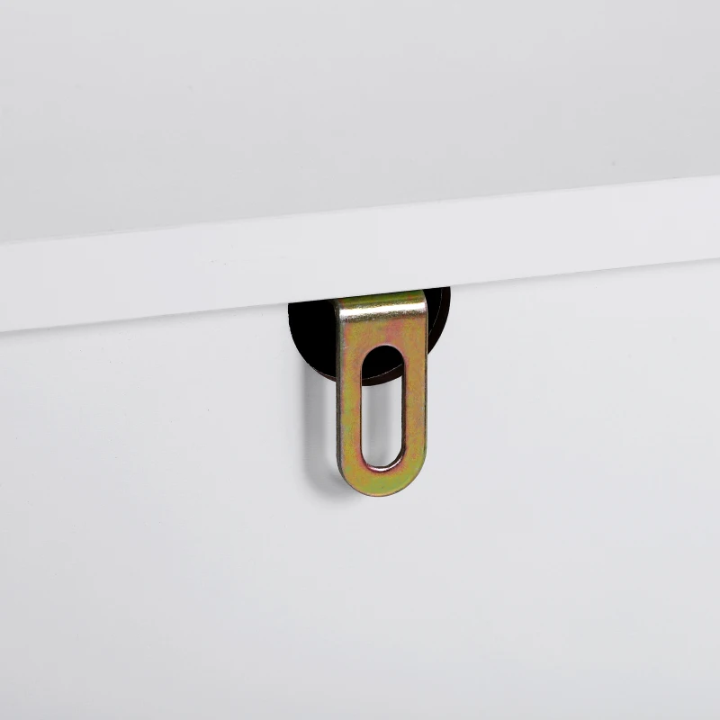 HOMCOM Cajonera Infantil con 3 Cajones Patas de Madera para Almacenamiento de Ropa o Juguetes de Niños Carga 50 kg 90x42x80 cm Rosa