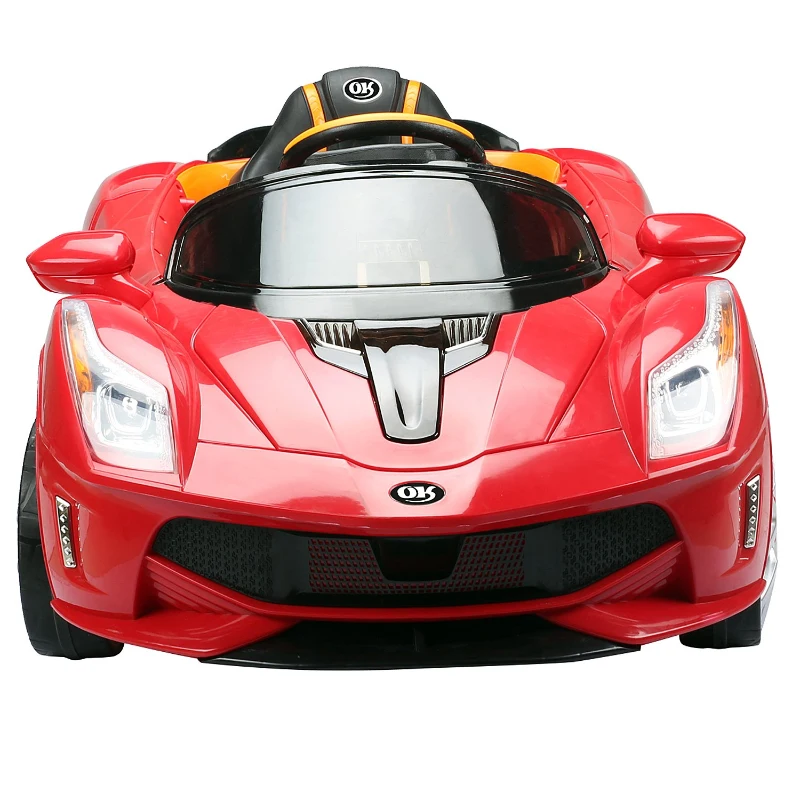 HOMCOM Coche Electrico de Bateria 12V para Niños Infantil Deportivo 130x71x52cm 3-8 Años Musica MP3 (Rojo)
