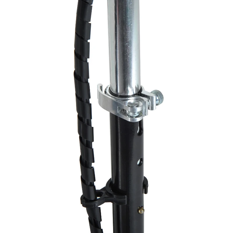 HOMCOM Patinete Eléctrico Plegable para Niños y Adolescentes  E-Scooter con Manillar y Asiento Ajustable Freno Pie 79x37x99cm  Negro