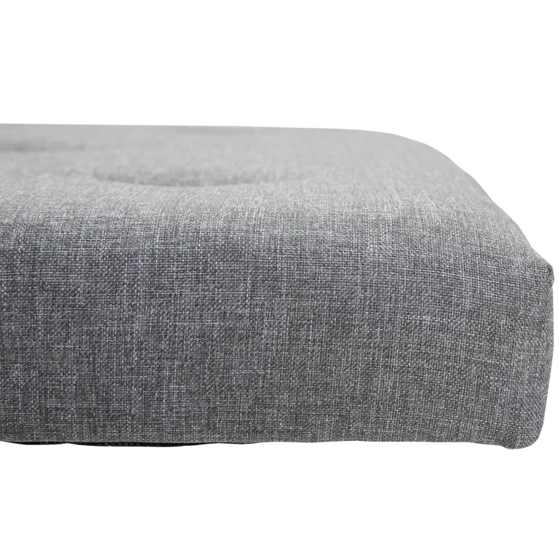 HOMCOM Cabeceros de Cama 90x60cm Cabezal Acolchado de Espuma 8cm de Grosor con Accesorios para Colgar