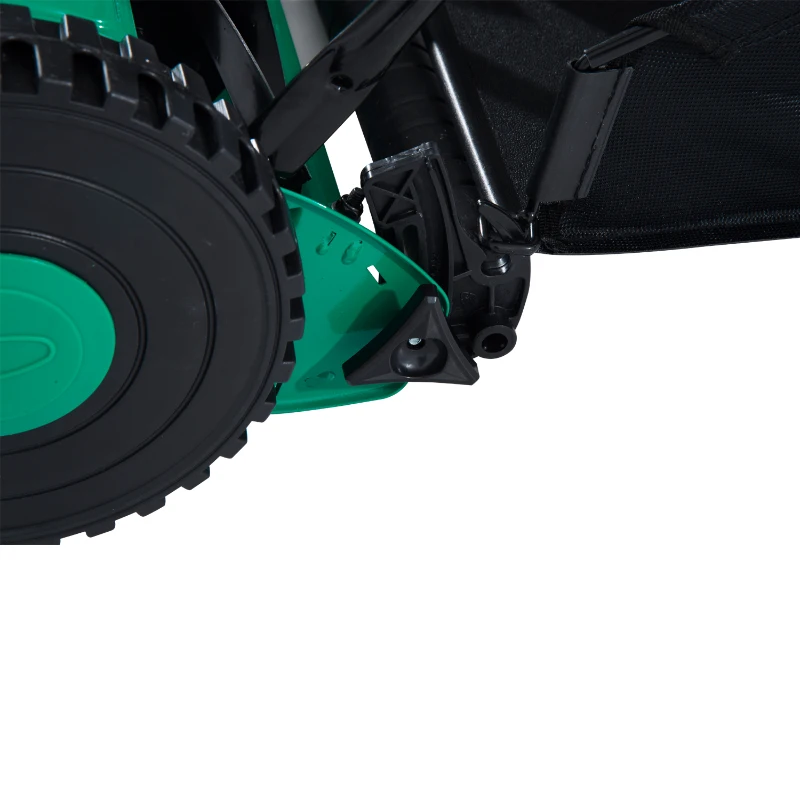 Cortacesped Manual Segadora Cortadora Cesped 48.5x34.5x23.5cm Bolsa 25L 2 Ruedas