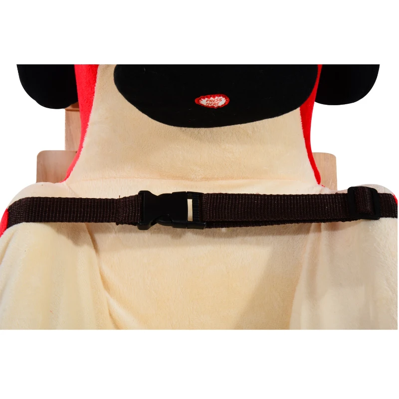 HOMCOM Balancin Bebe + 32 Canciones Coche de Peluche Balancines Bebes Cinturon de Seguridad