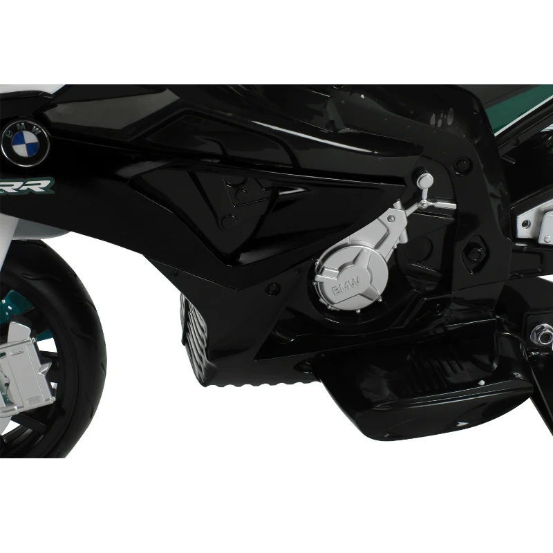 HOMCOM Coche Correpasillos Niños 3-8 años Moto Eléctrica Batería 12V Doble Motor con Luces y Sonidos