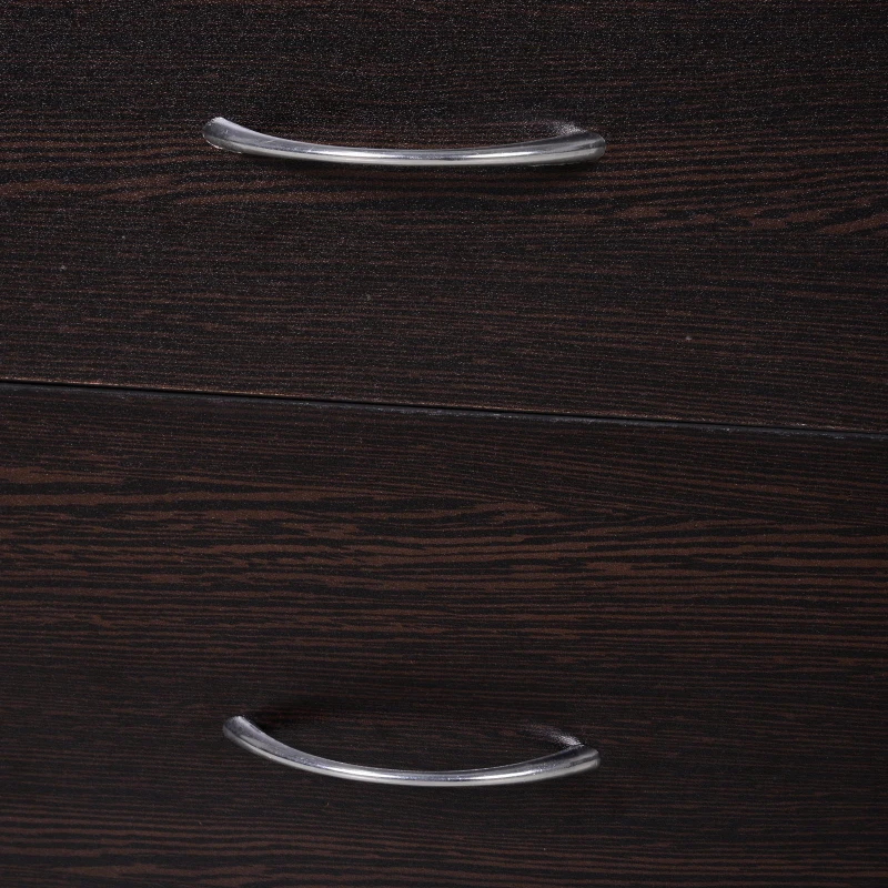 Vinsetto Cajonera Archivador con Ruedas Armario Archivador Móvil Cajonera Madera Seguro para Oficina con Llave para Organizar Documentos en Oficina o Hogar 40x44x54.6cm