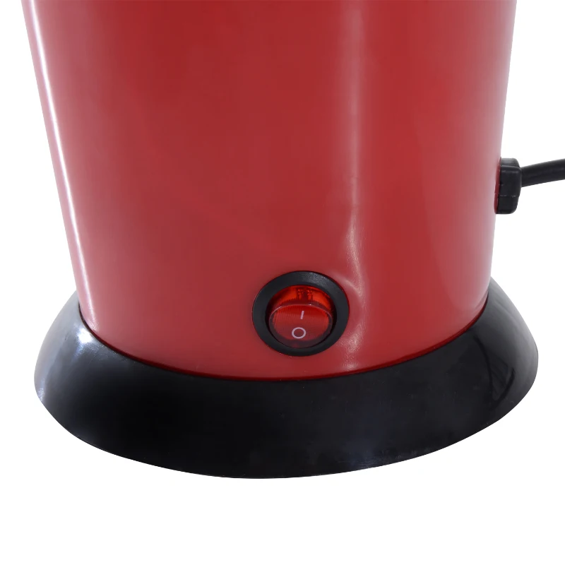 Palomitero Maquina de Palomitas de Maíz Portátil 1200w 15x14x17,5cm Color Rojo Aluminio