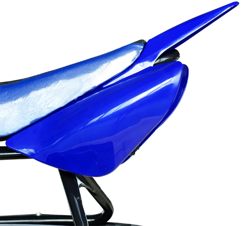 Trineo de Nieve 130x50x40 cm Modelo Moto Tubo Acero Esquiar Esqui Carga Max 80Kg