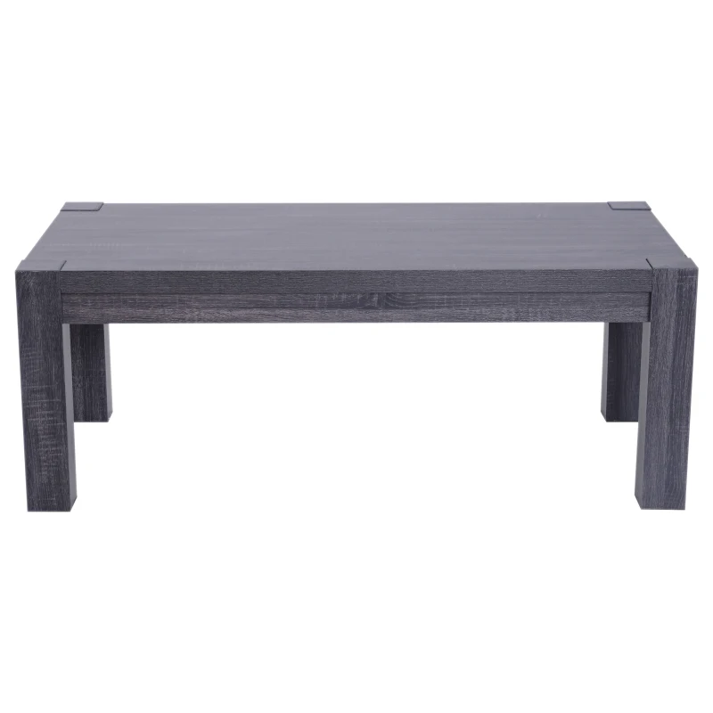 HOMCOM Mesa de Centro Mesita Café Mueble Salón Comedor Mesa Auxiliar Madera Mesa para Sofá Sala de Estar 120x59x45cm