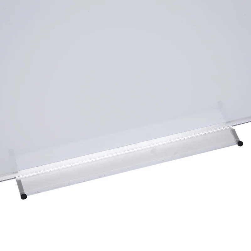 Pizarra Magnética Blanca con 10 Imanes, 1 Borrador y 4 Rotuladores - Blanca - 110x80cm