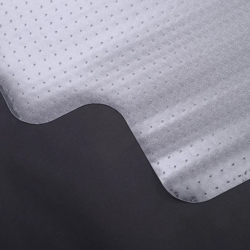 Alfombra Protectora para Silla de Oficina 90x120cm Protector Suelo Enmoquetado (Convexo, Con picos antideslizantes)