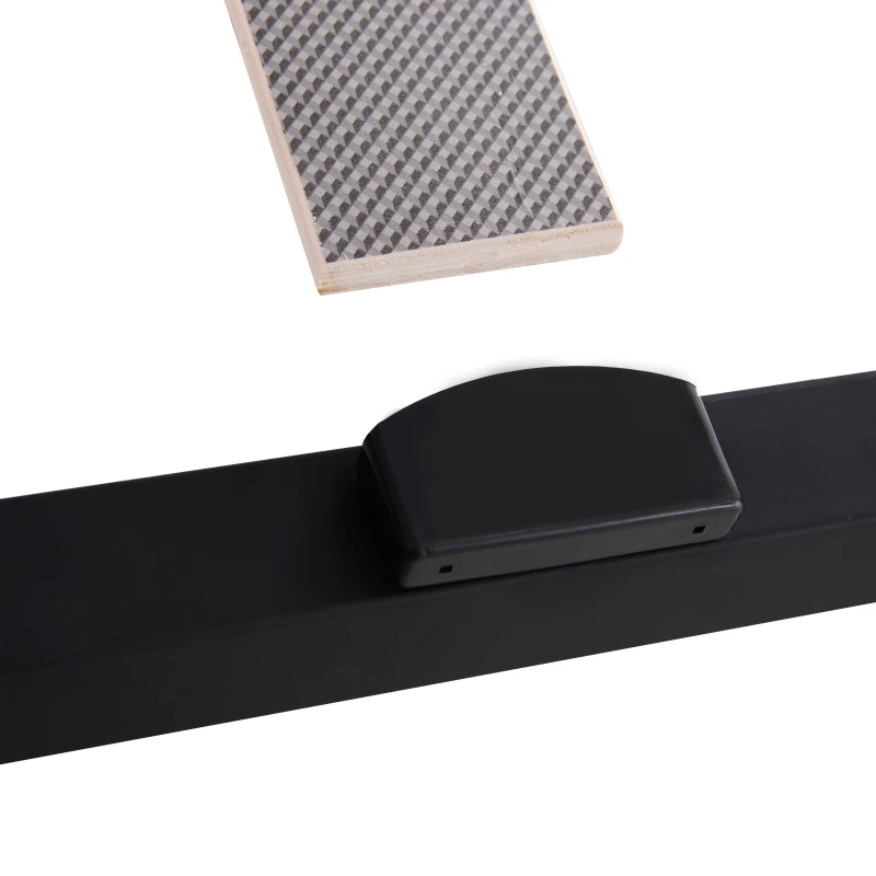 HOMCOM Somier de Láminas Individual Estructura Metálica Estable 6 Patas Carga 150kg 190x90cm Altura de Pata 25cm