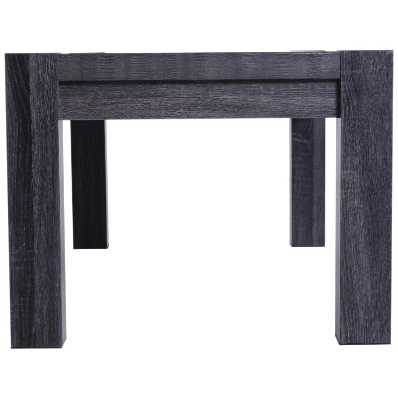 HOMCOM Mesa de Centro Mesita Café Mueble Salón Comedor Mesa Auxiliar Madera Mesa para Sofá Sala de Estar 120x59x45cm