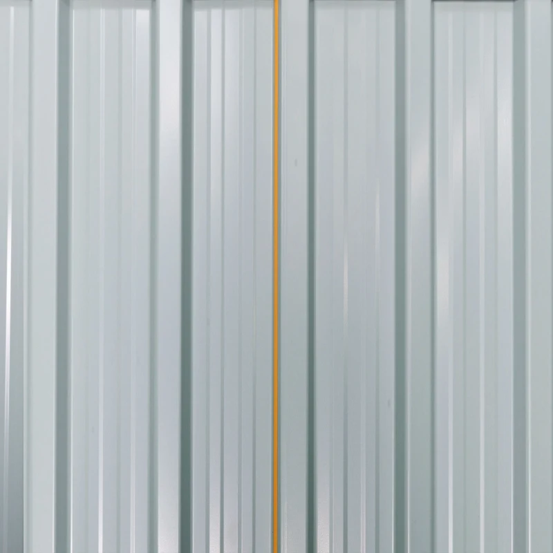 Outsunny Caseta de Jardín Exterior 3,6 m² 236x174x190 cm Cobertizo de Jardín Exterior con 2 Puertas Correderas Techo Inclinado y 4 Ventanas para Patio Terraza Amarillo Mostaza