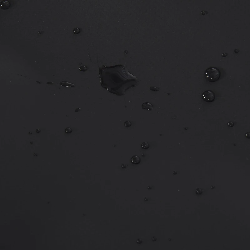 HOMCOM Cofre Bolsa de Techo Impermeable Plegable Baca de Coche con Tejido Resistente Portátil para Largo Viaje Capacidad 424 Litros Carga 80 kg 114x87x45 cm Negro