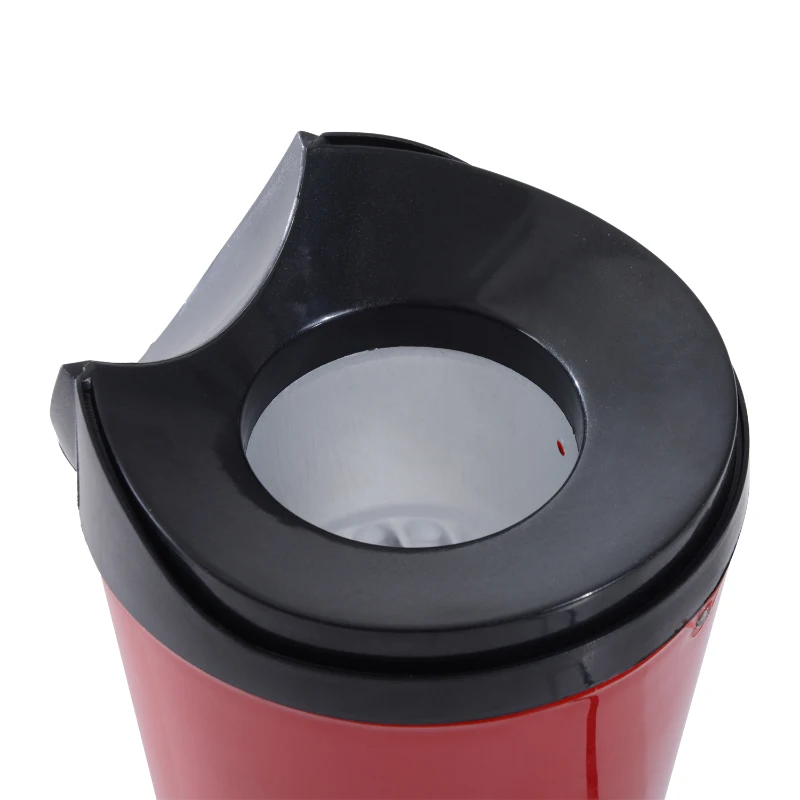 Palomitero Maquina de Palomitas de Maíz Portátil 1200w 15x14x17,5cm Color Rojo Aluminio