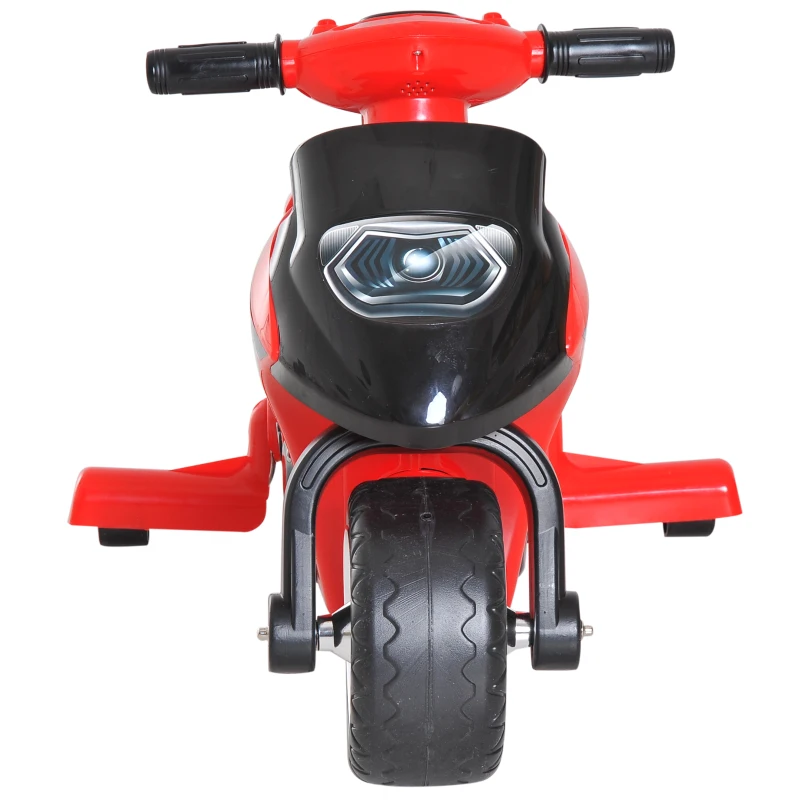 HOMCOM Moto Correpasillos Infantil Coche sin Pedales para Bebé Juguete Andador Estilo Carrera con Bocina 70.2x32.5x41cm